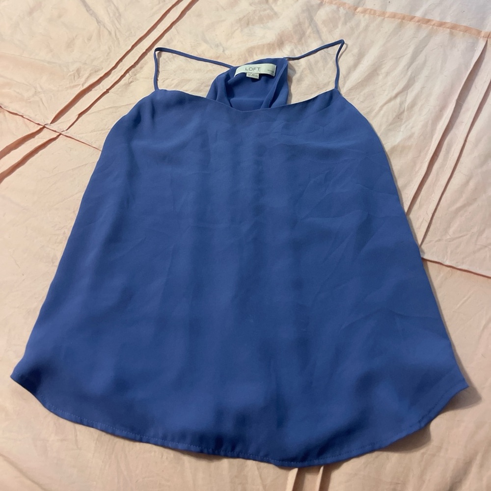 LOFT Women's Elegant Blue Camisole
